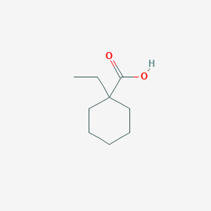 molecular formula C9H16O2 B1268198 1-乙基环己烷甲酸 CAS No. 1124-98-7