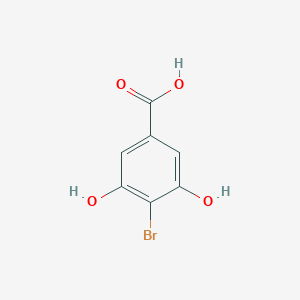 molecular formula C7H5BrO4 B126820 4-Bromo-3,5-dihydroxybenzoic acid CAS No. 16534-12-6
