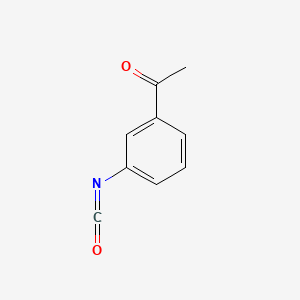 molecular formula C9H7NO2 B1268203 3-乙酰苯基异氰酸酯 CAS No. 23138-64-9