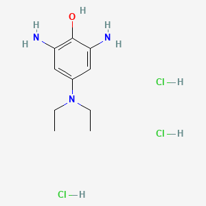 2,6-Diamino-4-(diethylamino)phenol trihydrochloride