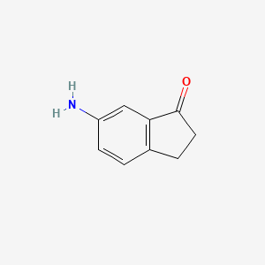 molecular formula C9H9NO B1268205 6-氨基茚满酮 CAS No. 69975-65-1