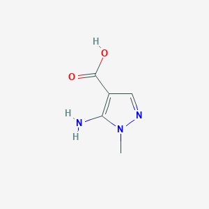 molecular formula C5H7N3O2 B1268207 5-氨基-1-甲基-1H-吡唑-4-羧酸 CAS No. 4058-91-7