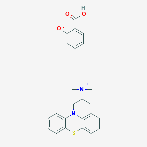 Tri(methyl)(alpha-methyl-10H-phenothiazin-10-ylethyl)ammonium salicylate