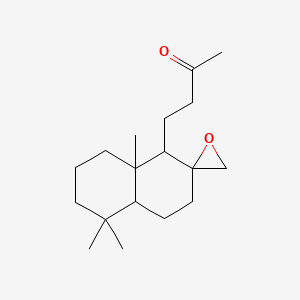 2-Butanone, 4-(octahydro-5,5,8a-trimethylspiro(naphthalene-2(1H),2'-oxiran)-1-yl)-