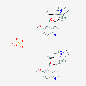 Bis((8alpha,9R)-9-hydroxy-6'-methoxycinchonanium) sulphate