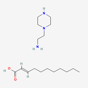 molecular formula C17H35N3O2 B12682133 Einecs 299-430-1 CAS No. 93882-32-7