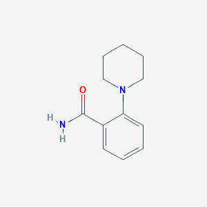 molecular formula C12H16N2O B1268217 2-哌啶并苯甲酰胺 CAS No. 3430-40-8