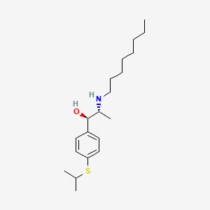 (R*,R*)-4-[isopropylthio]-alpha-[1-(octylamino)ethyl]benzyl alcohol