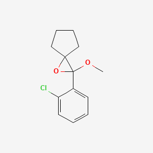 2-(2-Chlorophenyl)-2-methoxy-1-oxaspiro[2.4]heptane