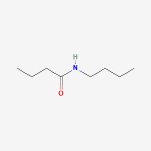 molecular formula C8H17NO B1268219 Butanamide, N-butyl- CAS No. 10264-16-1