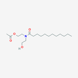 N,N-Bis(2-hydroxyethyl)dodecanamide monoacetate