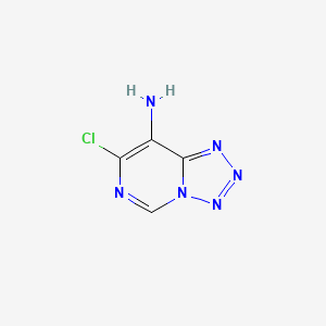 molecular formula C4H3ClN6 B1268221 7-氯四唑并[1,5-c]嘧啶-8-胺 CAS No. 3210-38-6