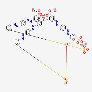 Trialuminium bis(5-((4-((4-sulphonatophenyl)azo)phenyl)azo)salicylate)