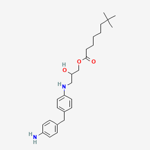 3-((4-((4-Aminophenyl)methyl)phenyl)amino)-2-hydroxypropyl neodecanoate