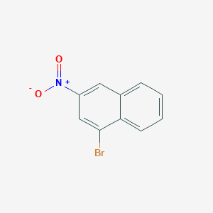 molecular formula C10H6BrNO2 B1268223 1-溴-3-硝基萘 CAS No. 7499-65-2