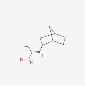 2-(Bicyclo(2.2.1)hept-2-ylmethylene)butyraldehyde