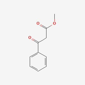 molecular formula C10H10O3 B1268224 甲基3-氧代-3-苯基丙酸酯 CAS No. 614-27-7
