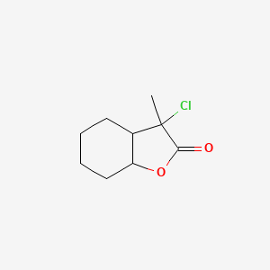 3-Chlorohexahydro-3-methyl-3H-benzofuran-2-one