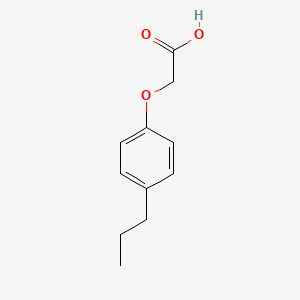 molecular formula C11H14O3 B1268226 2-(4-丙基苯氧基)乙酸 CAS No. 7507-32-6