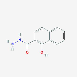 molecular formula C11H10N2O2 B1268227 1-羟基-2-萘酰肼 CAS No. 7732-44-7