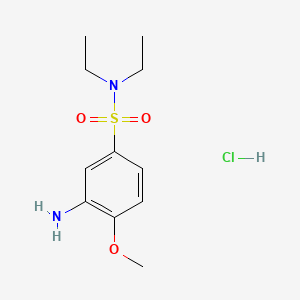 3-Amino-N,N-diethyl-4-methoxybenzenesulphonamide monohydrochloride