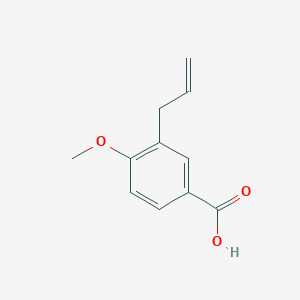molecular formula C11H12O3 B1268228 3-烯丙基-4-甲氧基苯甲酸 CAS No. 7501-09-9