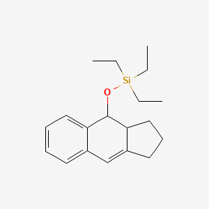 Silane, triethyl((2,3,3a,4-tetrahydro-1H-benz(f)inden-4-yl)oxy)-