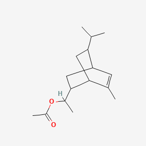 1-(8-Isopropyl-6-methylbicyclo(2.2.2)oct-5-en-2-yl)ethyl acetate