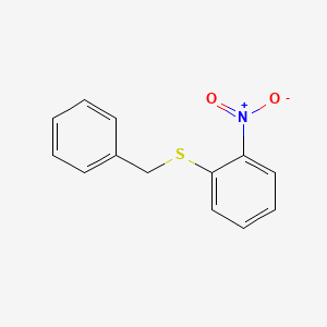 molecular formula C13H11NO2S B1268237 1-(苄基硫基)-2-硝基苯 CAS No. 22057-44-9