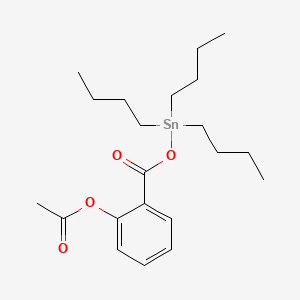 o-(((Tributylstannyl)oxy)carbonyl)phenyl acetate