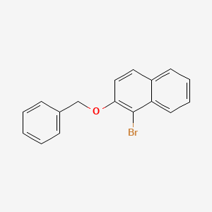 molecular formula C17H13BrO B1268244 2-苄氧基-1-溴萘 CAS No. 41908-23-0