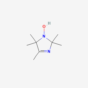 molecular formula C8H16N2O B1268245 2,2,4,5,5-五甲基-2,5-二氢-1H-咪唑-1-醇 CAS No. 39753-73-6