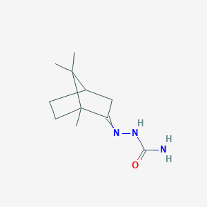 molecular formula C11H19N3O B1268250 肼甲酰胺，2-(1,7,7-三甲基双环[2.2.1]庚-2-亚甲基)- CAS No. 10281-41-1