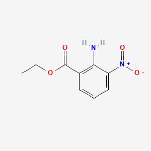 molecular formula C9H10N2O4 B1268256 2-氨基-3-硝基苯甲酸乙酯 CAS No. 61063-11-4