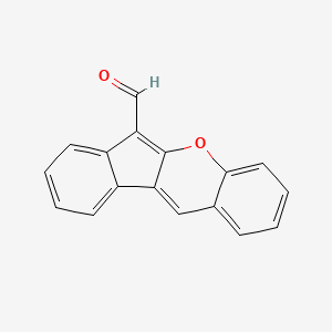 molecular formula C17H10O2 B1268269 茚并[2,1-b]色烯-6-甲醛 CAS No. 75293-82-2