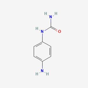 molecular formula C7H9N3O B1268273 (4-氨基苯基)-脲 CAS No. 21492-80-8