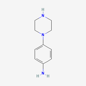 molecular formula C10H15N3 B1268280 1-(4-氨基苯基)哌嗪 CAS No. 67455-41-8