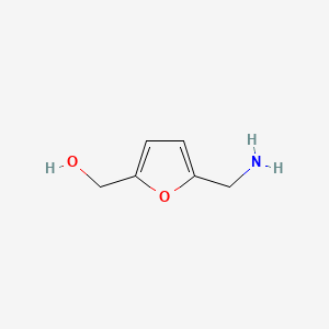 molecular formula C6H9NO2 B1268282 2-呋喃甲醇，5-(氨基甲基)- CAS No. 88910-22-9