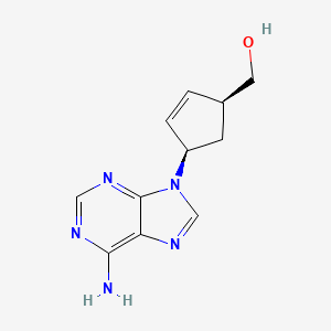 B1268283 ((1s,4r)-4-(6-Amino-9h-purin-9-yl)cyclopent-2-enyl)methanol CAS No. 118237-82-4