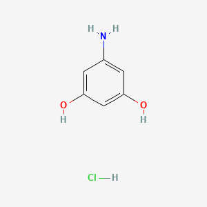 molecular formula C6H8ClNO2 B1268286 5-氨基苯-1,3-二醇盐酸盐 CAS No. 6318-56-5
