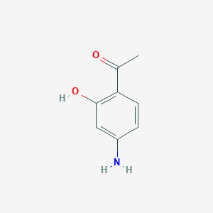 molecular formula C8H9NO2 B1268289 1-(4-氨基-2-羟基苯基)乙酮 CAS No. 2476-29-1