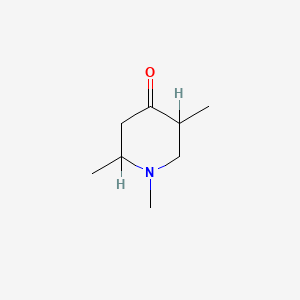 molecular formula C8H15NO B1268293 1,2,5-三甲基哌啶-4-酮 CAS No. 7516-33-8