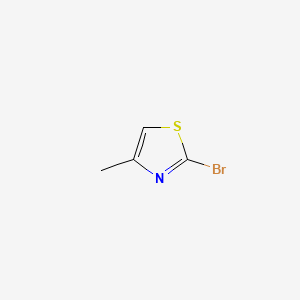 molecular formula C4H4BrNS B1268296 2-溴-4-甲基噻唑 CAS No. 7238-61-1