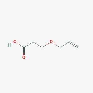 molecular formula C6H10O3 B1268298 3-烯丙氧基丙酸 CAS No. 22577-15-7