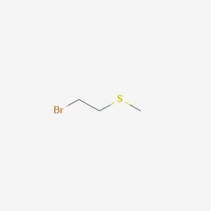 molecular formula C3H7BrS B1268302 1-溴-2-(甲硫基)乙烷 CAS No. 54187-93-8