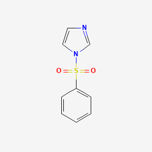 molecular formula C9H8N2O2S B1268305 1-(苯磺酰基)-1H-咪唑 CAS No. 46248-01-5