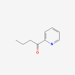molecular formula C9H11NO B1268310 1-(吡啶-2-基)丁酮 CAS No. 22971-32-0