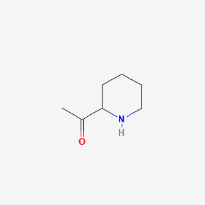 molecular formula C7H13NO B1268322 1-(哌啶-2-基)乙酮 CAS No. 97073-22-8
