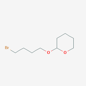 molecular formula C9H17BrO2 B1268326 2-(4-Bromobutoxy)tetrahydro-2H-pyran CAS No. 31608-22-7