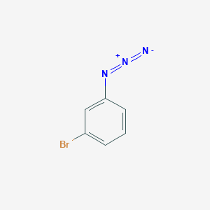 molecular formula C6H4BrN3 B1268331 1-叠氮-3-溴苯 CAS No. 2101-89-5